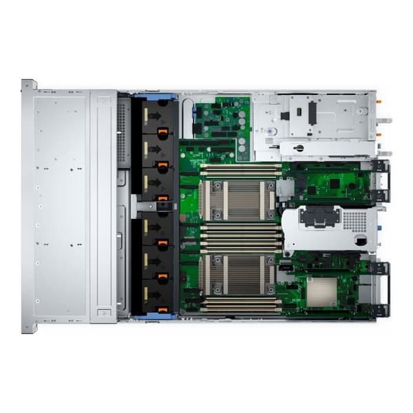 - Dell - Dell PowerEdge R760xs - Server - Rackmonterbar - 2U - 2 vägar - 1 x Xeon Silver 4410Y / 2 GHz - RAM 32 GB - SAS - ho Svart