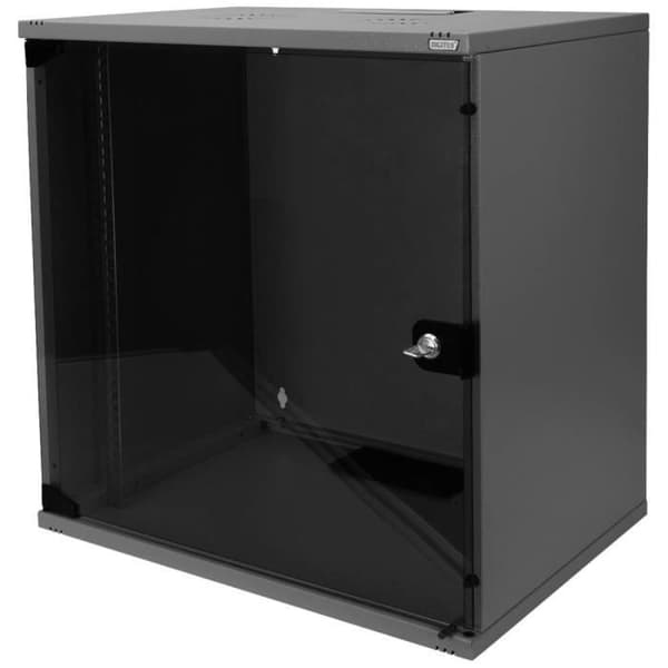 Digitus DN-19 12-U-S-SW Väggdosa 19 (B x H x D) 540 x 595 x 400 mm 12 UH svart (RAL 9005)