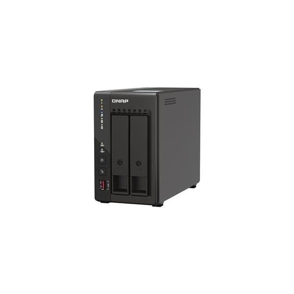 NAS-server - QNAP - TS-253E-8G - 2 fackor - 8 GB - Säker lagring