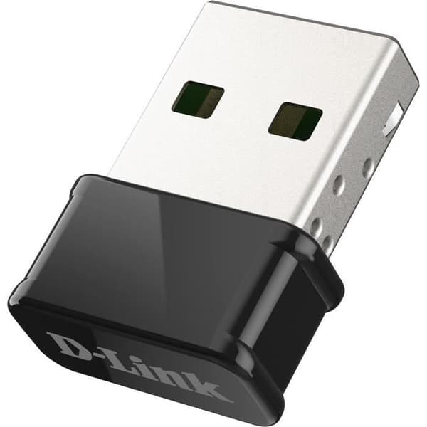 D-Link DWA-181 trådlös AC1300 MU-MIMO Dual-Band Nano USB-adapter - Hastighet upp till 1300 Mbps - 802.11 a/b/g/n/ac Wave 2