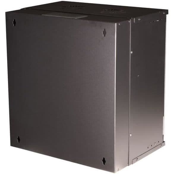 Utrustning Väggskåp 19 12U 540 x 400 mm svart