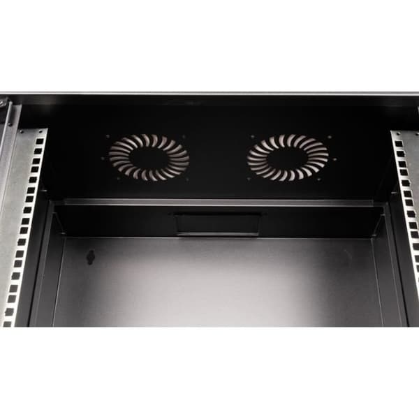 Utrustning Väggskåp 19 12U 540 x 400 mm svart