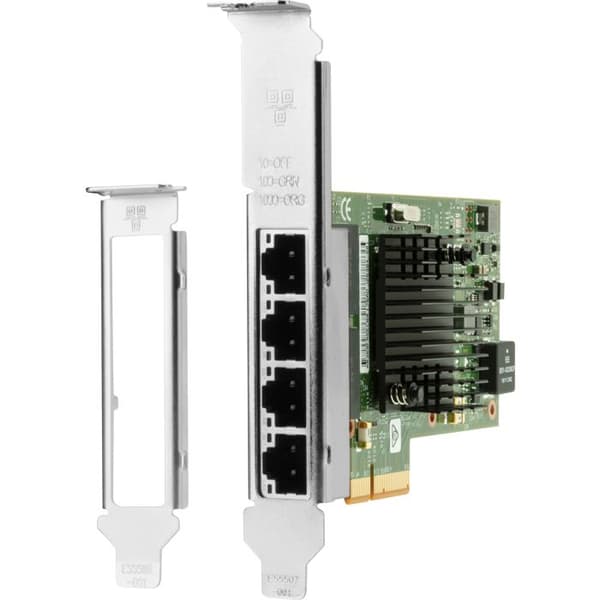 Nätverksadapter - INTEL - I350-T4 - PCIe 2.1 x4 - Gigabit Ethernet x4 - Lågprofil