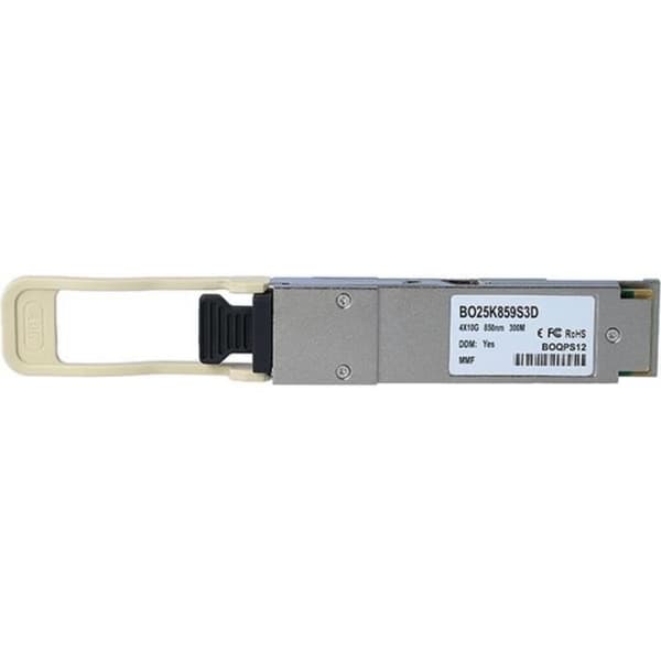 BlueOptics Kompatibel Broadcom QSFP-40G-ESR4 BO25K859S3D QSFP Sändare, MPO/MTP, 40GBASE-ESR4, Multimode Fiber