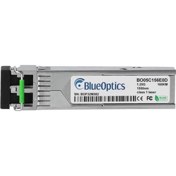 BlueOptics Kompatibel Hitachi 1KGT038920R0001 BO05C156E0D SFP-transceiver, LC-Duplex, 1000BASE-ZX, enkelmod Fibrer,