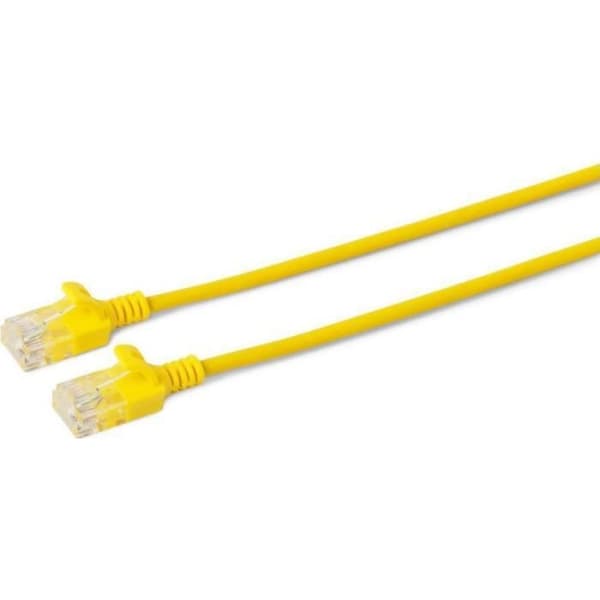 MicroConnect W125628024 Nätverkskabel Gelb 1,5m Cat6a U/UTP (UTP) () - V-UTP6A015Y-SLIM