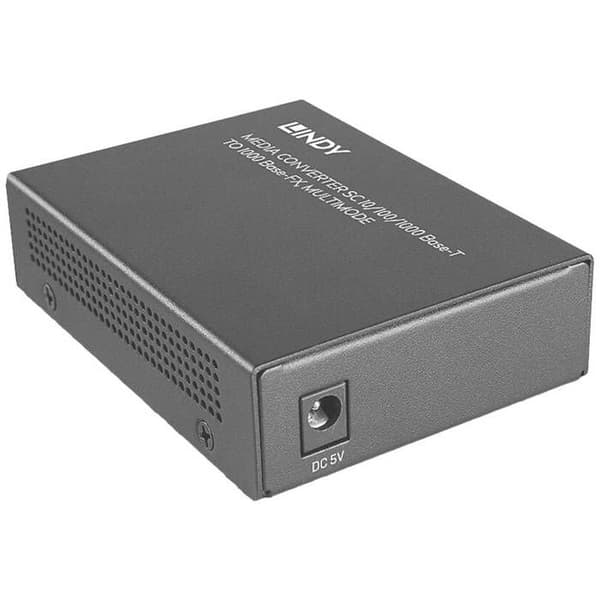 Médiaconverter - Lindy - 100Mb LAN - 10Base-T, 1000Base-FX - Optisk - Upp till 550 m