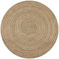 Miniatyrbilde 1 av 5: vidaXL Matte flettet jute 90 cm rund