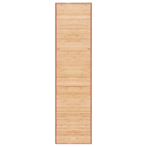 vidaXL Bambusteppe 80x300 cm brun