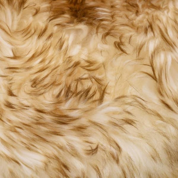 vidaXL Lampaannahkamatto 60x180 cm ruskea melange