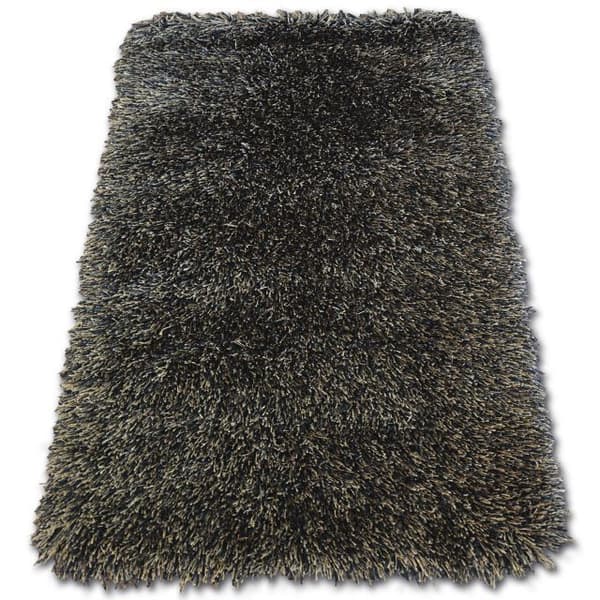 Tæppe LOVE SHAGGY design 93600 sort / brun, 160x230 cm
