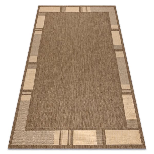 MATTO STRING SIZAL FLOORLUX 20195 coffee / mais, 200x290 cm