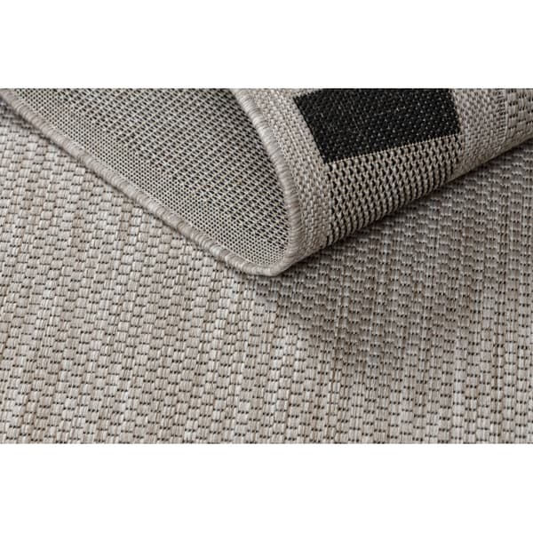 MATTO STRING SIZAL FLOORLUX 20195 hopea / musta, 80x150 cm