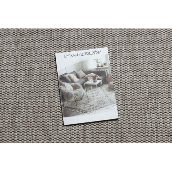 MATTO STRING SIZAL FLOORLUX 20195 hopea / musta, 80x150 cm