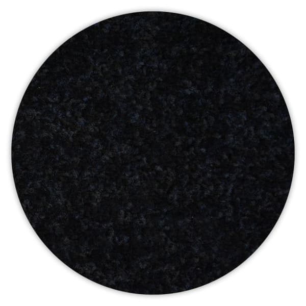 Matta cirkel TRENDY 159 svart, cirkel 170 cm