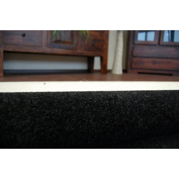 Matta cirkel TRENDY 159 svart, cirkel 100 cm
