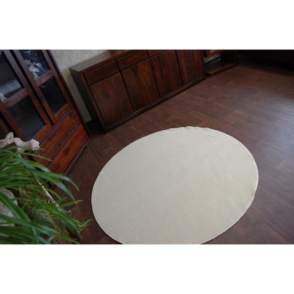 Matta cirkel TRENDY 300 vit, cirkel 100 cm