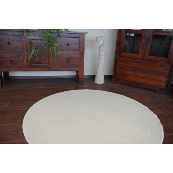 Matta cirkel TRENDY 300 vit, cirkel 100 cm