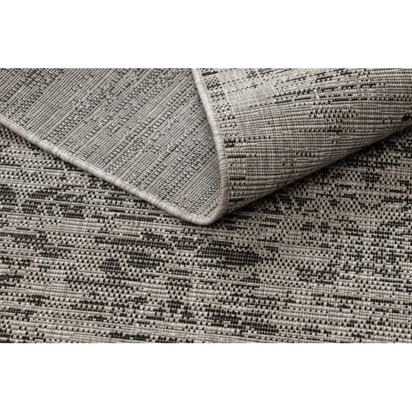Sisaltæppe SISAL FLOORLUX 20211 sølv  / SORT, 140x200 cm