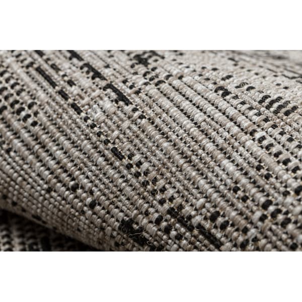 Sisaltæppe SISAL FLOORLUX 20211 sølv  / SORT, 140x200 cm