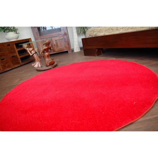 TÆPPER hjul ETON rød, cirkel 170 cm