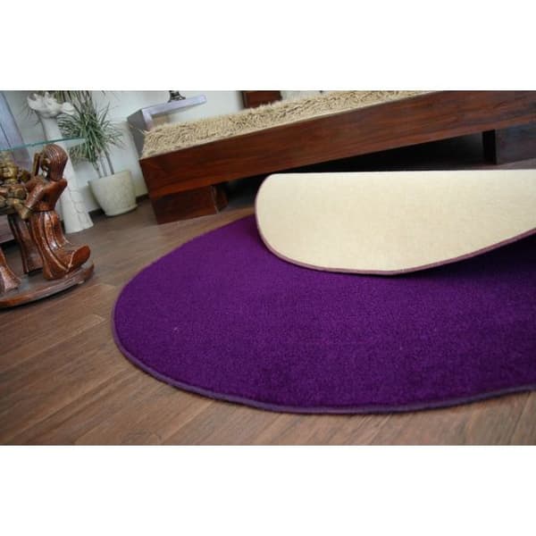 Matta runda ETON lila, cirkel 100 cm