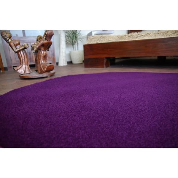 Matta runda ETON lila, cirkel 100 cm