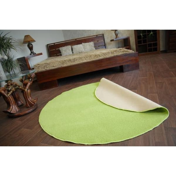 Matta runda ETON grön, cirkel 170 cm