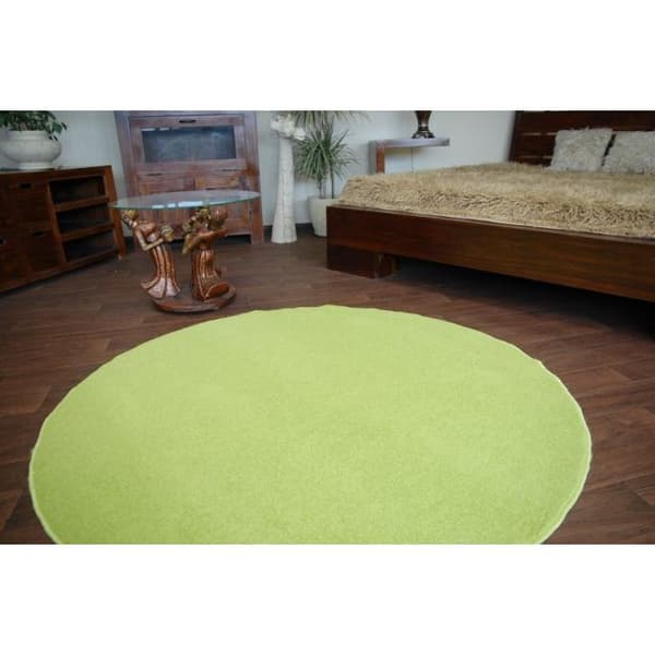 Matta runda ETON grön, cirkel 170 cm