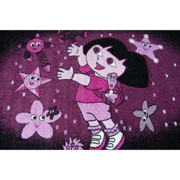 Matto PILLY 7818 DORA - violetti/musta, 160x220 cm