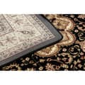 Miniatyrbild 3 av 5: Matta ROYAL AGY design 0521 svart, 200x400 cm