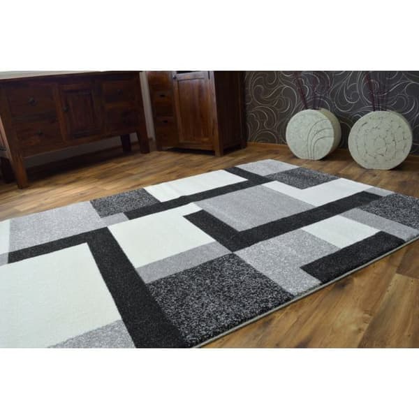 Matto SHADOW 8620 valkoinen, 120x170 cm