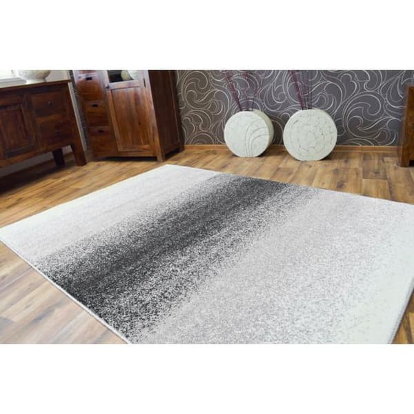 Matta SHADOW 8621 svart / vit, 80x150 cm