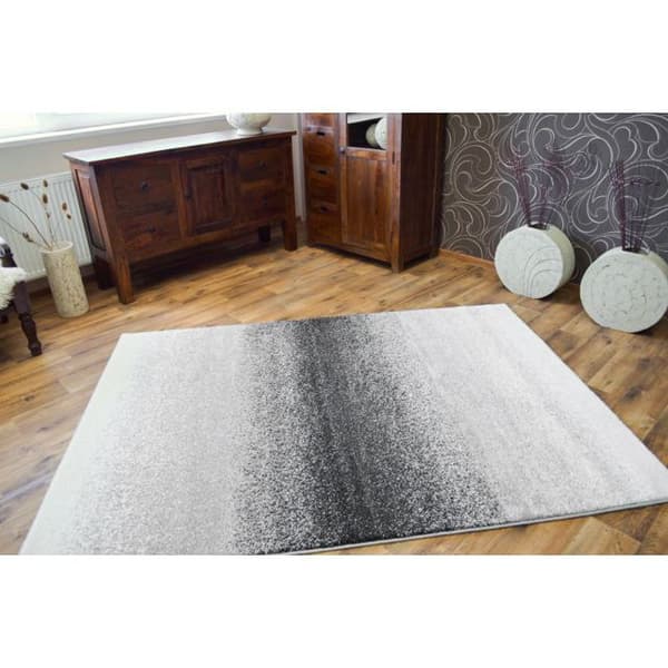 Matta SHADOW 8621 svart / vit, 80x150 cm