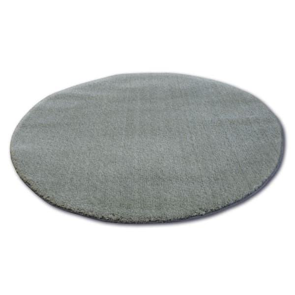 Tæppe hjul SHAGGY MICRO grønt, cirkel 120 cm