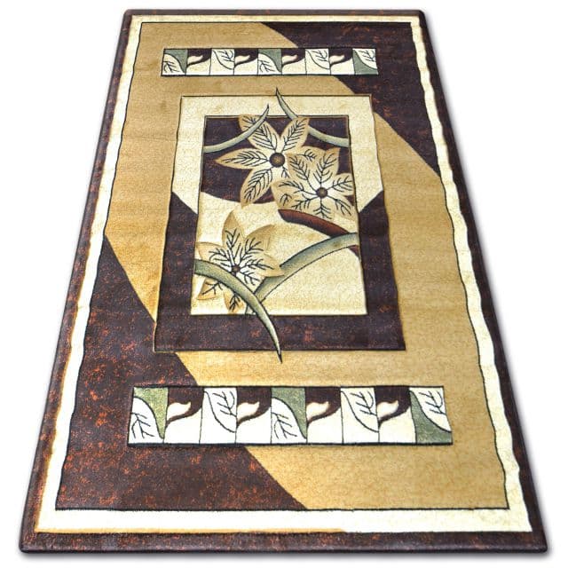 Matta heat-set KIWI 4703 l.beige/d.brun, 120x170 cm