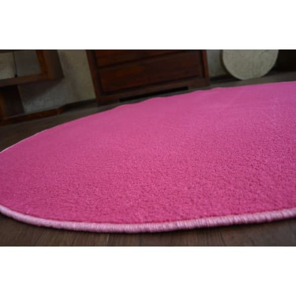 Matta runda ETON rosa, cirkel 100 cm