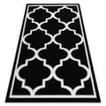 Miniatyrbild 1 av 5: Matta SKETCH - F730 svart/kräm trellis, 240x330 cm