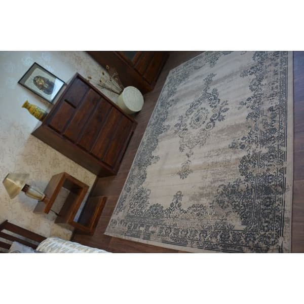 Tæppe Vintage Rosette 22206/085 grå, 120x170 cm