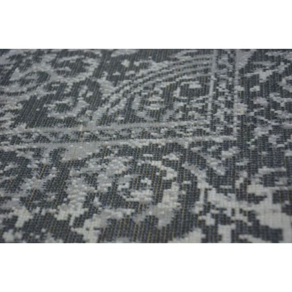 Matta VINTAGE 22208/356 grå classic rosette, 140x200 cm