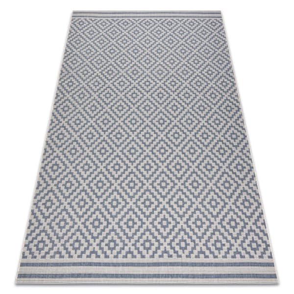 Matta FLAT 48357/951 SISAL - squares, 120x170 cm