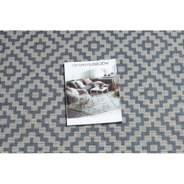 Matta FLAT 48357/951 SISAL - squares, 160x230 cm