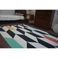 Miniatyrbild 5 av 5: Matta SCANDI 18239/063 - diamonds, 140x200 cm