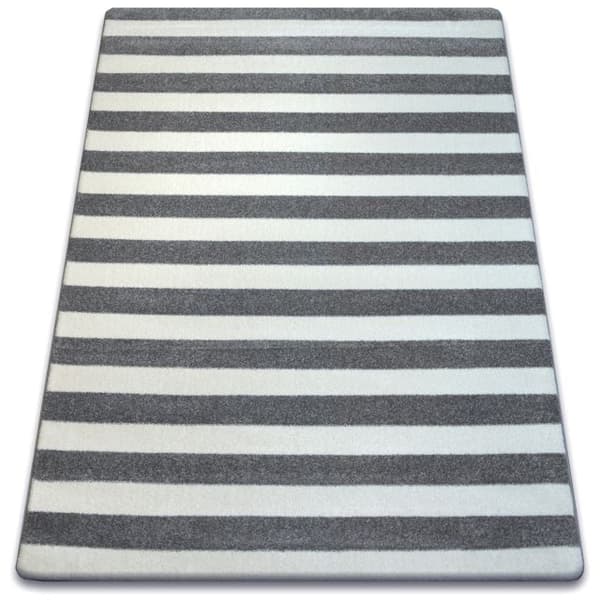 Matta SKETCH - F758 grå/vit - Striped, 120x170 cm