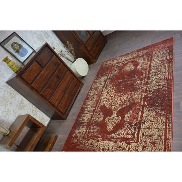 Matto DROP JASMINE 456 Rust/tumma beige, 160x220 cm