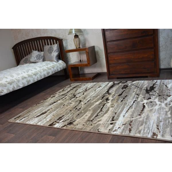 Tæppe VOGUE 556 mørk beige/Brun, 160x220 cm
