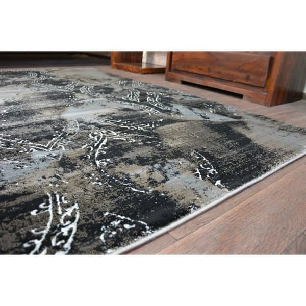 Tæppe VOGUE 093 Sort / brun, 160x220 cm