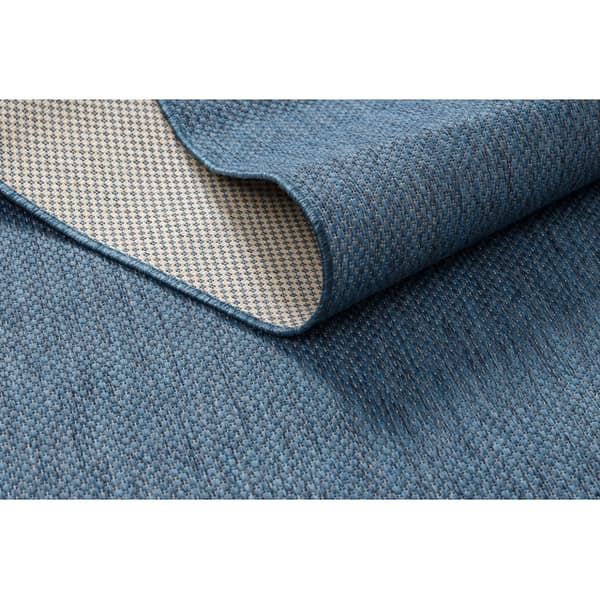 Matta FLAT 48663/330 SISAL - blå PLAIN , 160x230 cm
