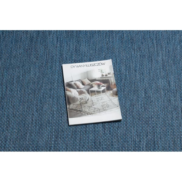 Sisaltæppe SISAL FLAT 48663/330 blå GLAT, 200x290 cm