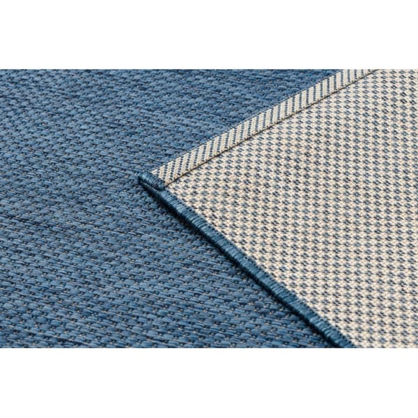 Matta FLAT 48663/330 SISAL - blå PLAIN , 80x150 cm